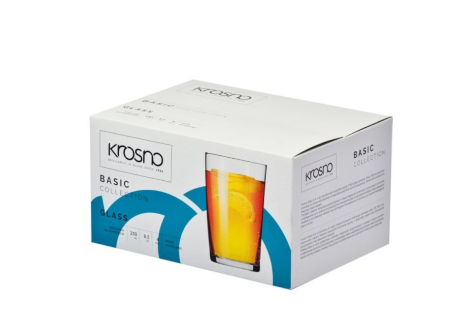 BASIC Szklanka (6 szt.) przezroczysty - zdjęcie 4