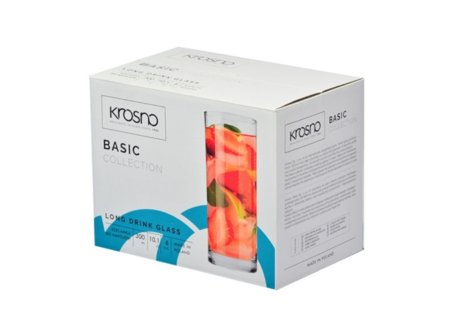 BASIC Szklanka  (6 szt.) przezroczysty - zdjęcie 4