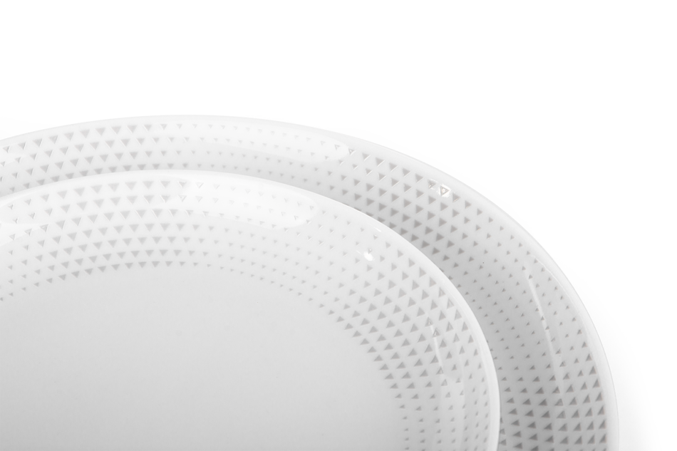 NORA TRÓJKĄTY Zestaw obiadowy 6os. (24 el.) Trójkąty - zdjęcie 7