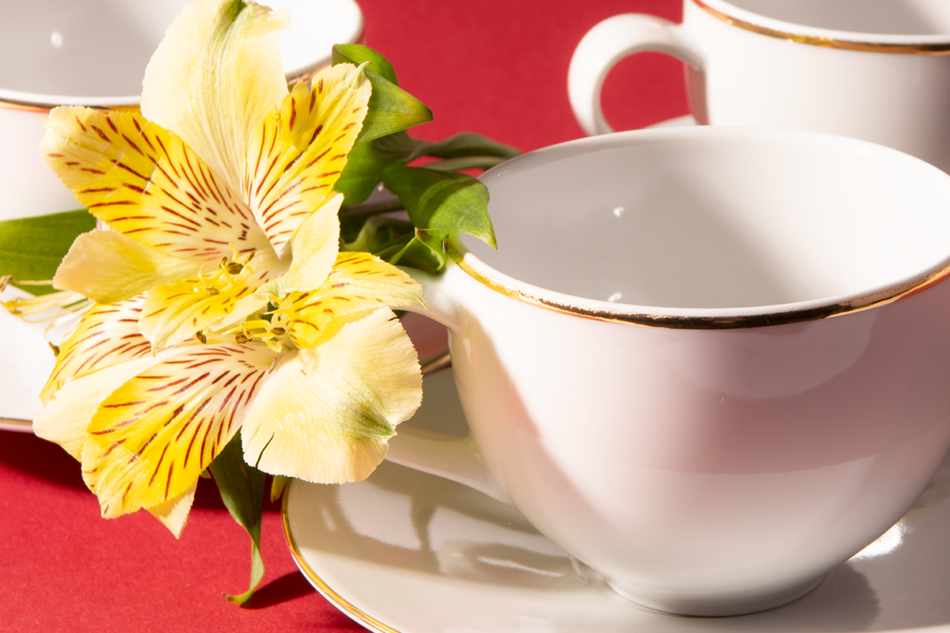 NORA ZŁOTA LINIA Zestaw obiadowy 6os. (30 el.) Złota Linia - zdjęcie 13