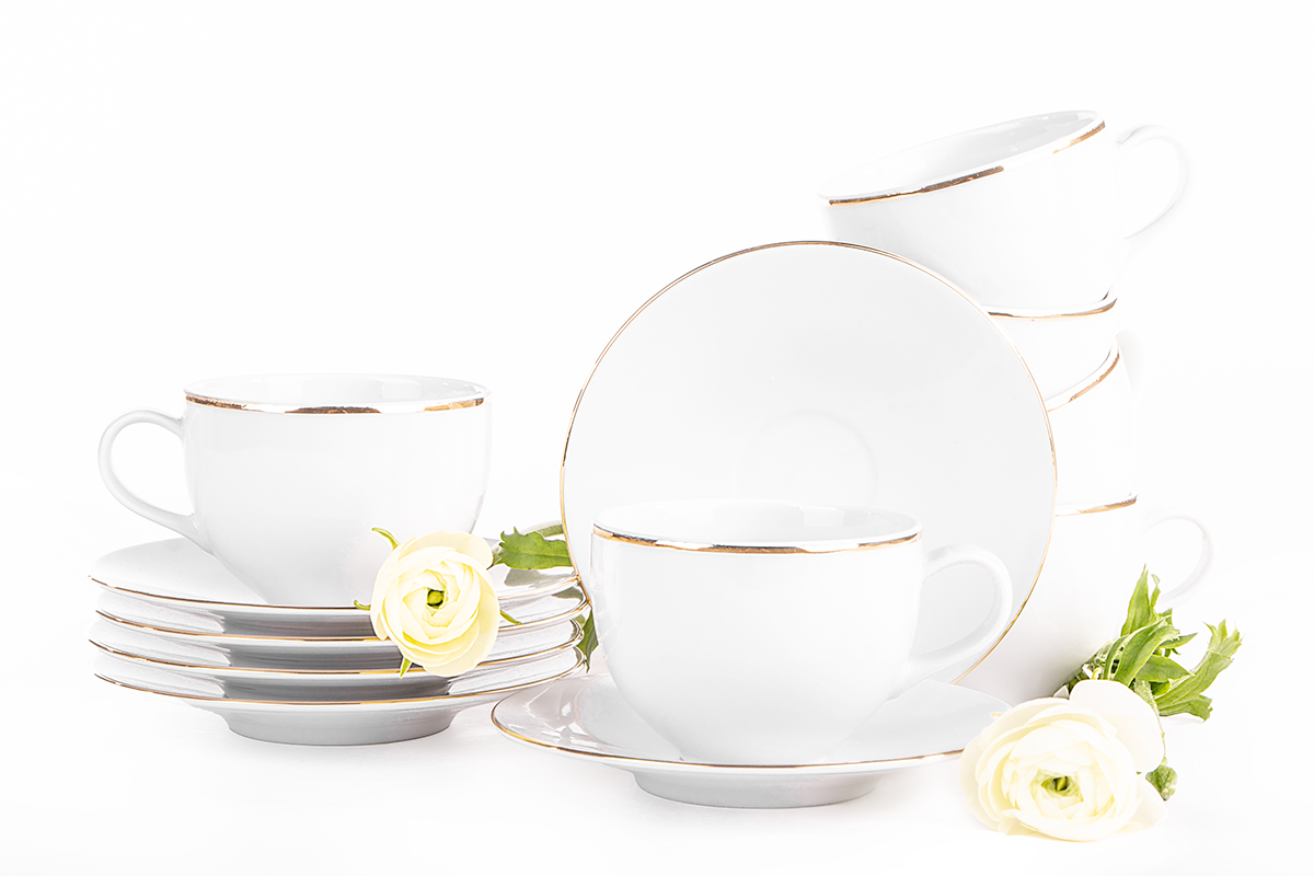 Komplet filiżanek 6os. (12el.)