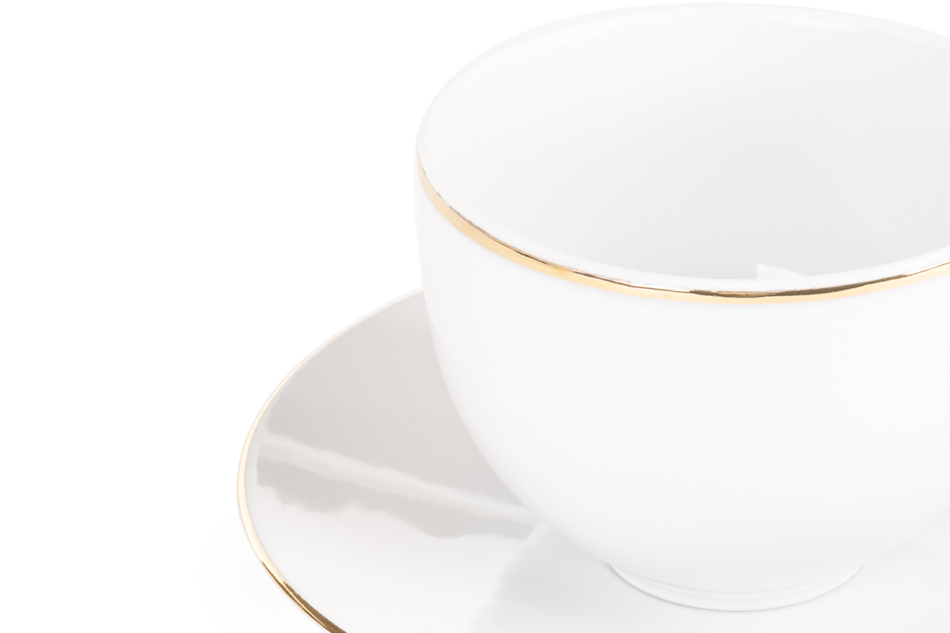 NORA ZŁOTA LINIA Komplet filiżanek 6os. (12el.) Złota Linia - zdjęcie 3