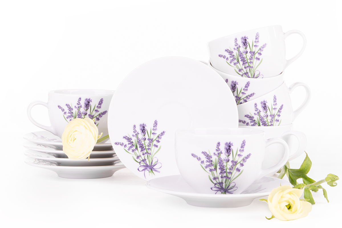 Komplet filiżanek 6os. (12el.)