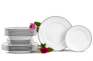 AMELIA LUIZA, https://dev1-mda.konsimo.pl/kolekcja/amelia-luiza/ Zestaw obiadowy 6os. (18 el.) Luiza - zdjęcie