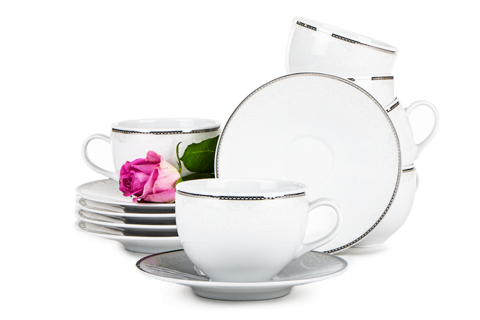 AMELIA LUIZA Komplet filiżanek 6os. (12el.) Luiza - zdjęcie 0