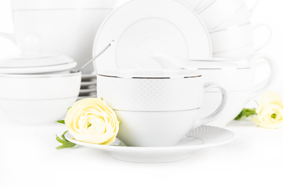 AMELIA SATYNA Zestaw kawowy 6os. (9el.) Satyna - zdjęcie 3