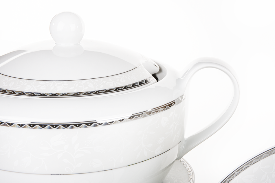 AMELIA PLATYNA Zestaw obiadowy 6os. (25 el.) Platyna - zdjęcie 6