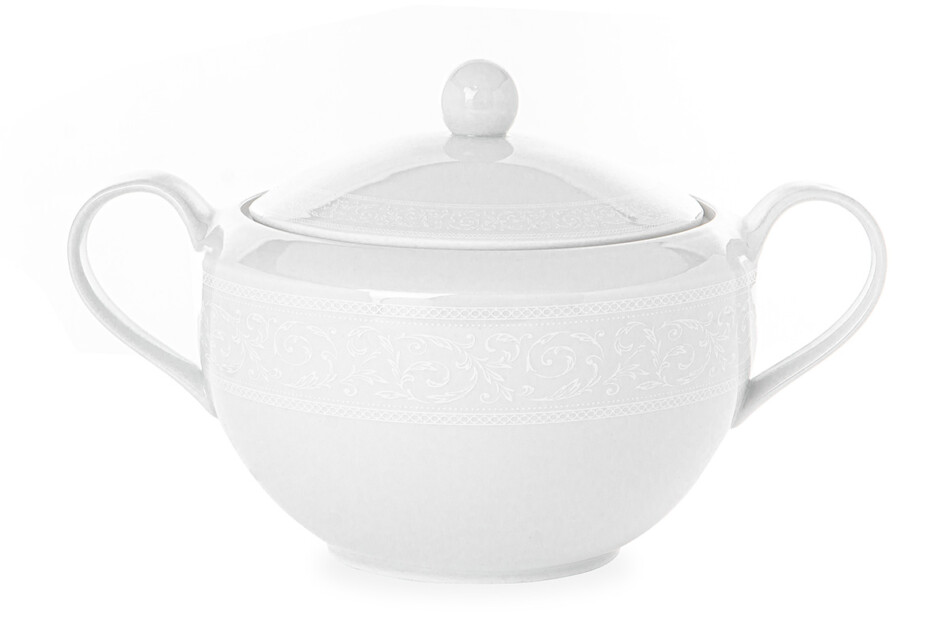 AMELIA BIAŁA KORONKA Zestaw obiadowy 6os. (25el.) Biała Koronka - zdjęcie 14