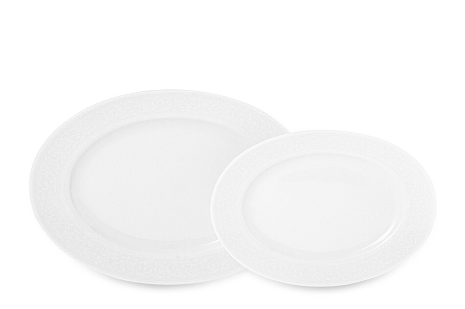 AMELIA BIAŁA KORONKA Zestaw obiadowy 6os. (25el.) Biała Koronka - zdjęcie 9