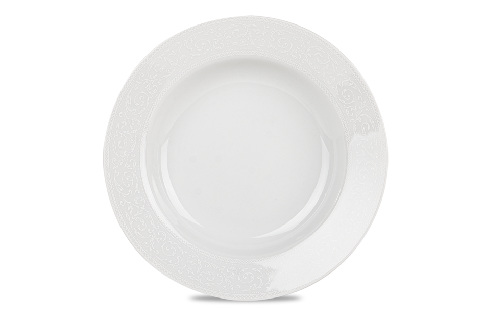 AMELIA BIAŁA KORONKA Zestaw obiadowy 6os. (18 el.) Biała Koronka - zdjęcie 3