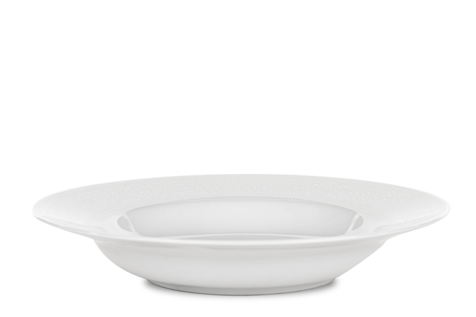 AMELIA BIAŁA KORONKA Zestaw obiadowy 6os. (18 el.) Biała Koronka - zdjęcie 2