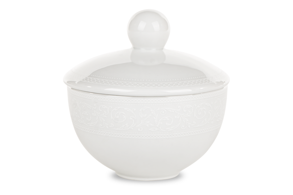 AMELIA BIAŁA KORONKA Zestaw kawowy 6os. (9el.) Biała Koronka - zdjęcie 7