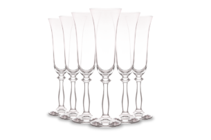 ANGELA, https://dev1-mda.konsimo.pl/kolekcja/angela/ Kieliszek do szampana (6szt.) przezroczysty - zdjęcie