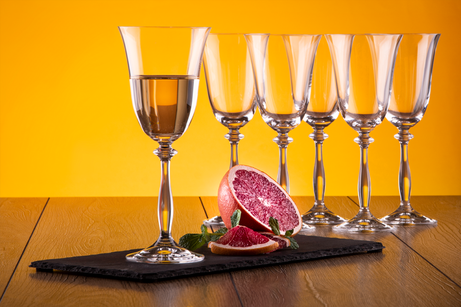 ANGELA Kieliszek do wina (6szt.) przezroczysty - zdjęcie 1