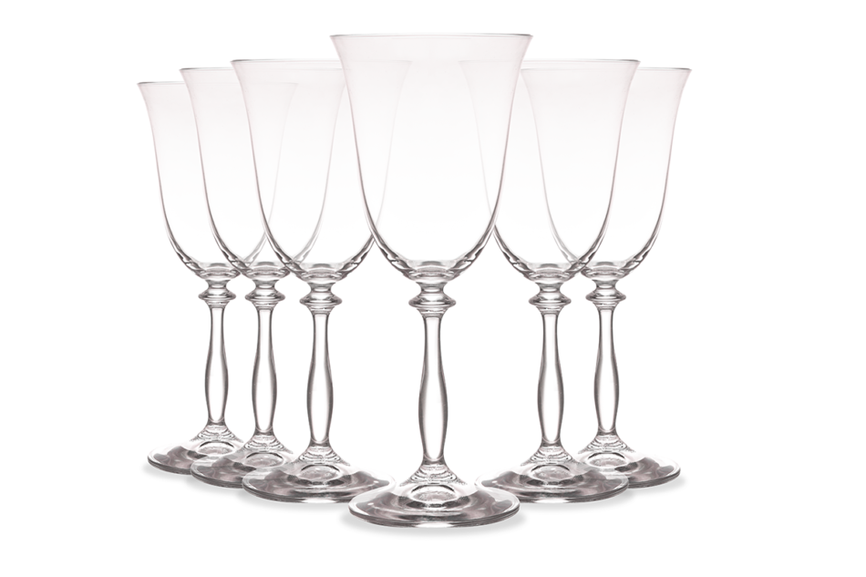 ANGELA Kieliszek do wina (6szt.) przezroczysty - zdjęcie 0