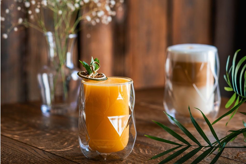 GEO Szklanka z podwójnym dnem (2szt.) przezroczysty - zdjęcie 3