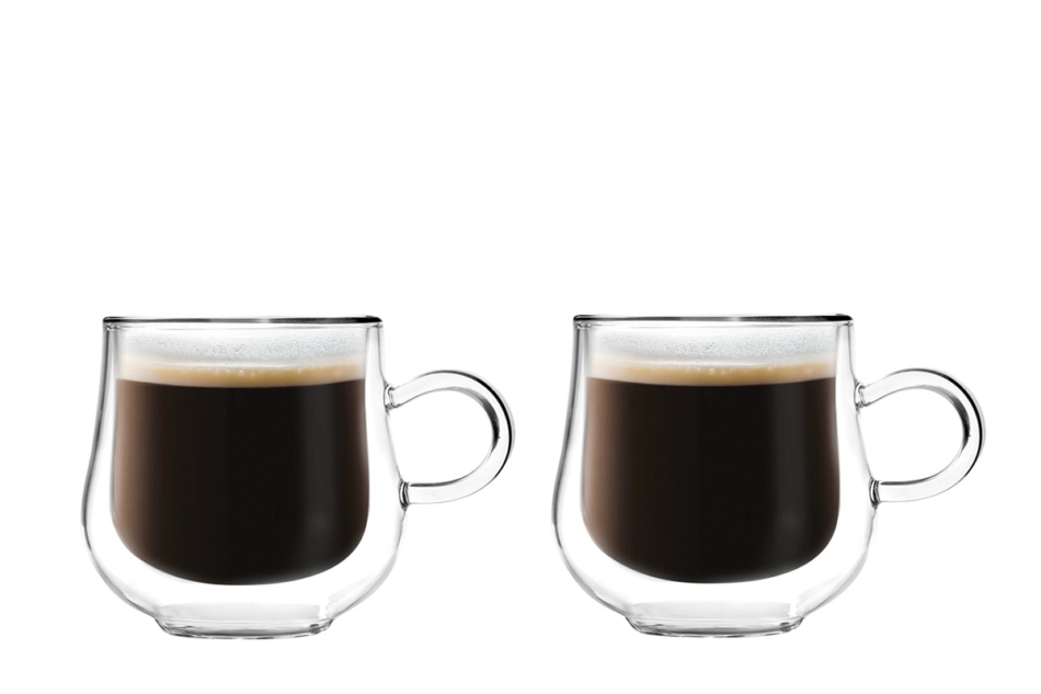 BOLLA Szklanka z podwójnym dnem (2szt.) przezroczysty - zdjęcie 0