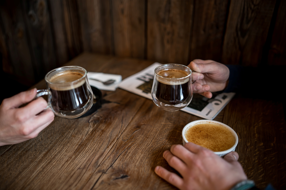 BOLLA Szklanka z podwójnym dnem (2szt.) przezroczysty - zdjęcie 5