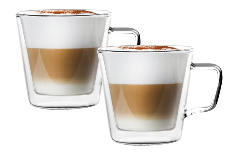 DIVA Szklanka z podwójnym dnem (2szt.) przezroczysty - zdjęcie 0