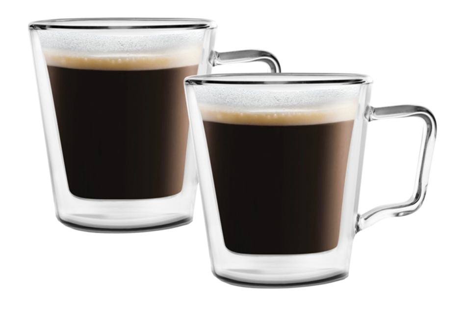 DIVA Szklanka z podwójnym dnem (2szt.) przezroczysty - zdjęcie 0