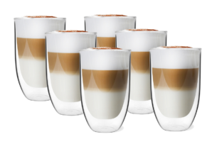 AMO, https://dev1-mda.konsimo.pl/kolekcja/amo/ Szklanka z podwójnym dnem (6szt.) przezroczysty - zdjęcie