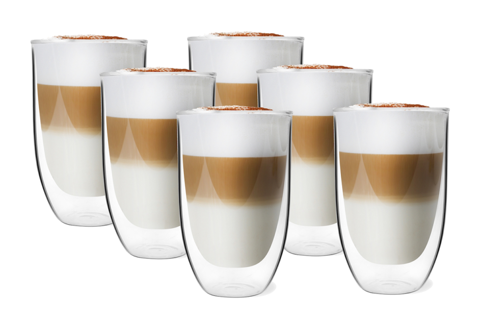 AMO Szklanka z podwójnym dnem (6szt.) przezroczysty - zdjęcie 0