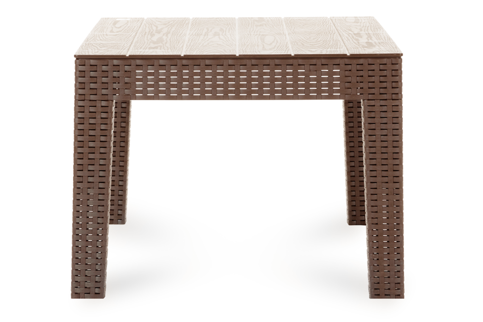 NEOMENS Zestaw mebli ogrodowych (3,1,1,st.) brązowy/beżowy - zdjęcie 14