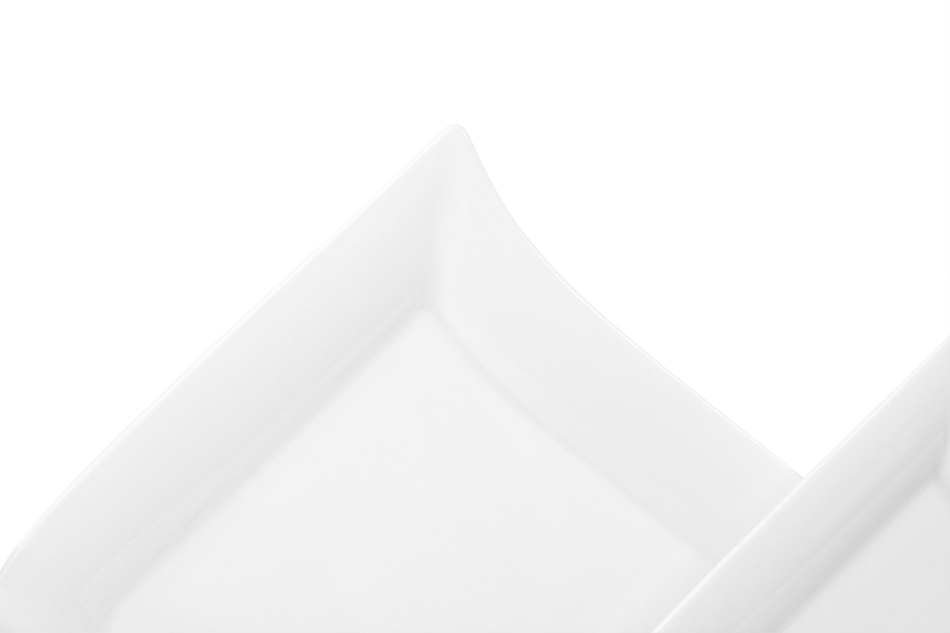 OPERA Zestaw obiadowy 18szt. (6os.) biały - zdjęcie 3