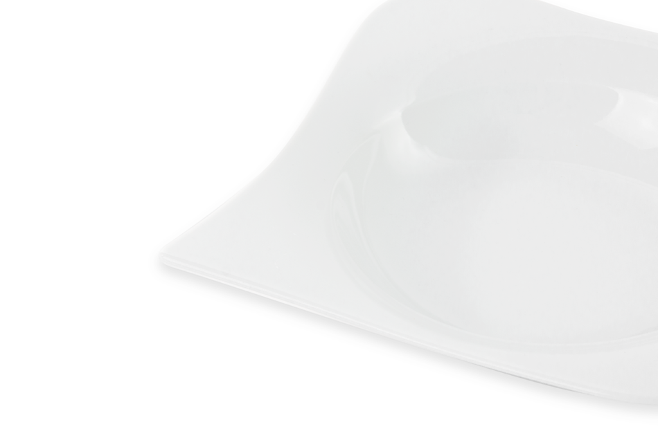 OPERA Zestaw obiadowy 18szt. (6os.) biały - zdjęcie 8