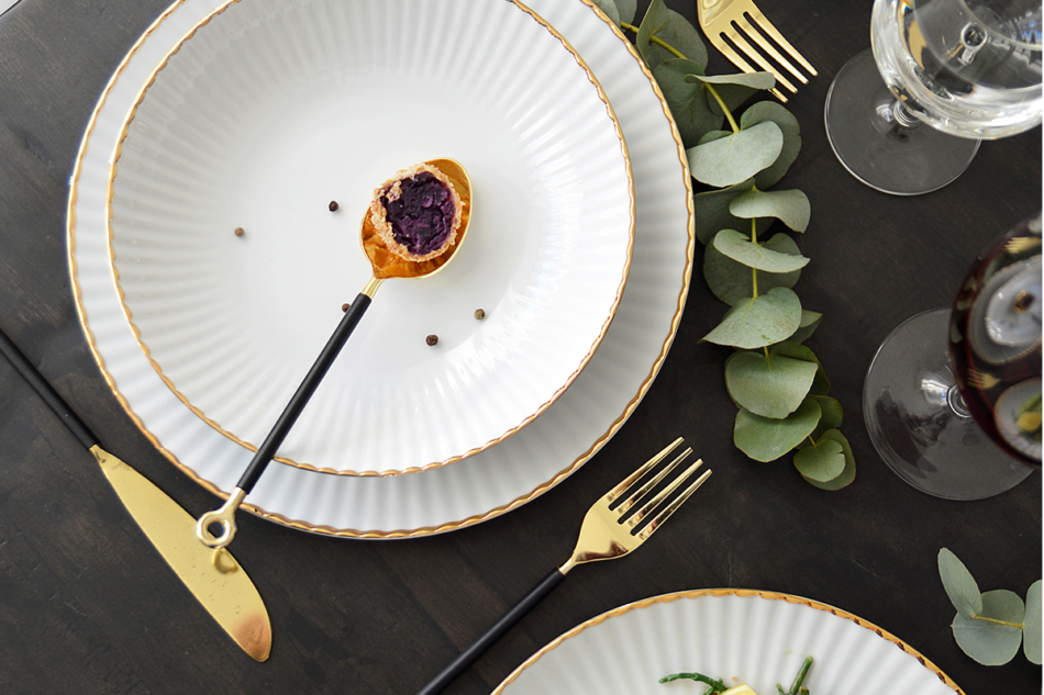 DAISY Zestaw obiadowy 30szt. (6os.) Złota Linia - zdjęcie 18