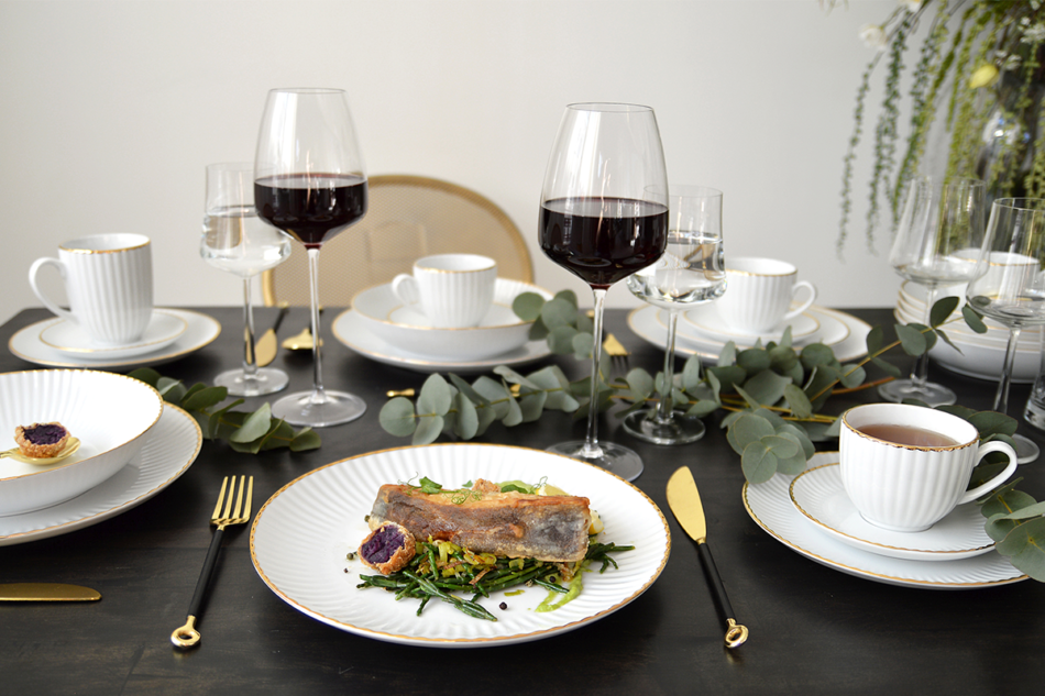 DAISY Zestaw obiadowy 30szt. (6os.) Złota Linia - zdjęcie 19