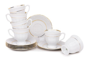 MARIA TERESA ZŁOTA LINIA, https://dev1-mda.konsimo.pl/kolekcja/maria-teresa-zlota-linia/ Zestaw kawowy 12szt. (6os.) Złota Linia - zdjęcie