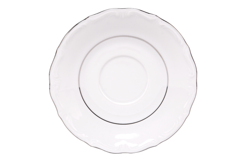 MARIA TERESA PLATYNA Zestaw kawowy 12szt. (6os.) Platyna - zdjęcie 3