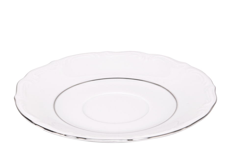 MARIA TERESA PLATYNA Zestaw kawowy 12szt. (6os.) Platyna - zdjęcie 4