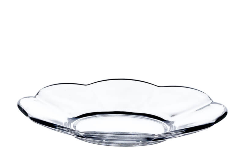 LIGUSTI Talerzyk z falbanką przezroczysty - zdjęcie