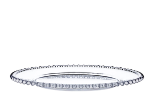 SWEET LINE, https://dev1-mda.konsimo.pl/kolekcja/sweet-line/ Talerzyk w kulki przezroczysty - zdjęcie