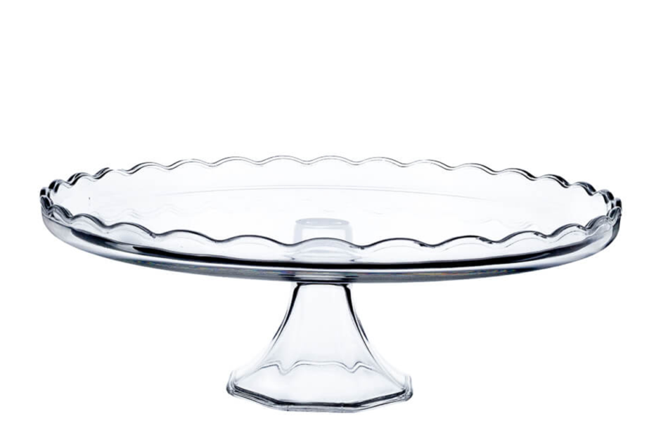 SWEET LINE Patera z falą przezroczysty - zdjęcie 0