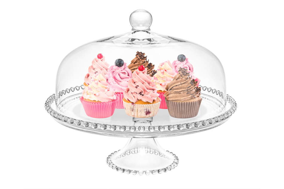 SWEET LINE Patera w kulki przezroczysty - zdjęcie 3