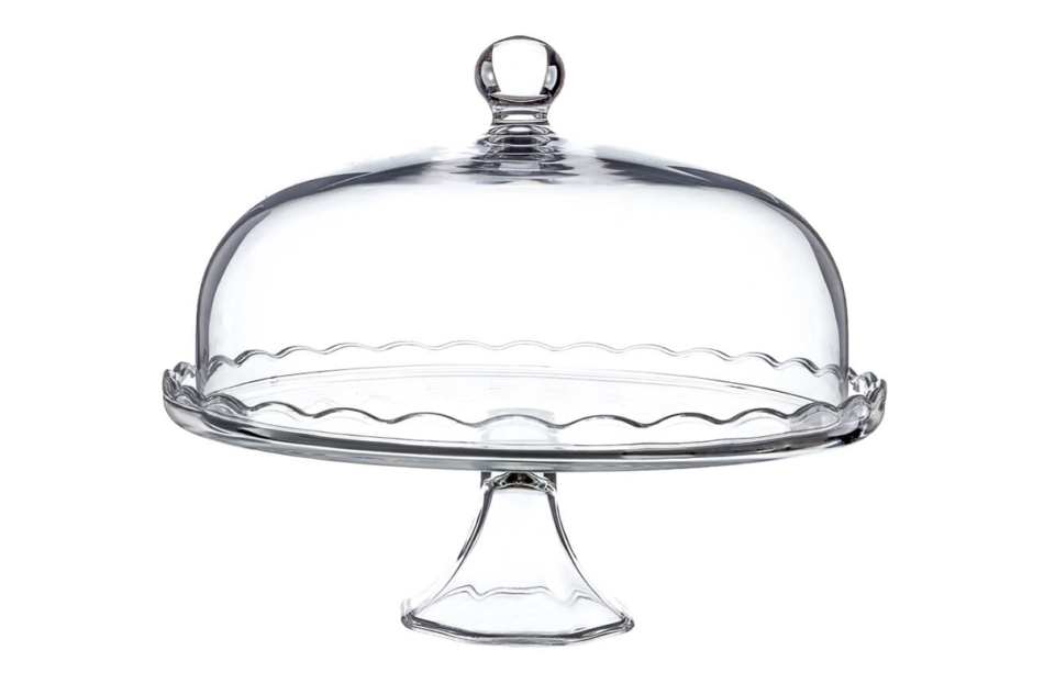 SWEET LINE Patera z falą przezroczysty - zdjęcie