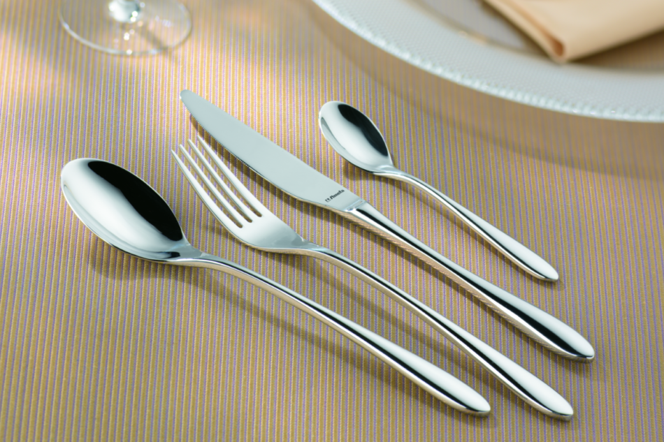 CUBA Komplet sztućców, 6 os. (24 el.) srebrny - zdjęcie 1