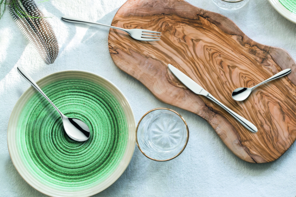 CUBA Komplet sztućców, 6 os. (24 el.) srebrny - zdjęcie 2