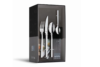 CUBE Komplet sztućców, 6 os. (24 el.) srebrny - zdjęcie 2