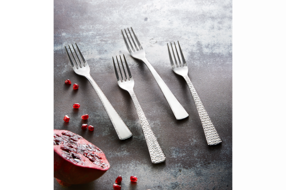 LIVIA RONDA Komplet sztućców, 6 os. (24 el.) srebrny - zdjęcie 3