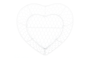 CORIGO, https://dev1-mda.konsimo.pl/kolekcja/corigo/ Koszyk serce biały - zdjęcie