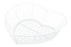 CORIGO Koszyk serce biały - zdjęcie 4