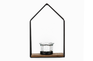 ARDALI, https://dev1-mda.konsimo.pl/kolekcja/ardali/ Świecznik czarny/brązowy - zdjęcie