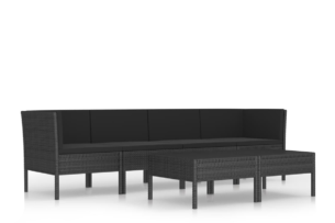 SILIUS, https://dev1-mda.konsimo.pl/kolekcja/silius/ Zestaw mebli ogrodowych czarny - zdjęcie