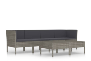 SILIUS, https://dev1-mda.konsimo.pl/kolekcja/silius/ Zestaw mebli ogrodowych szary/antracytowy - zdjęcie