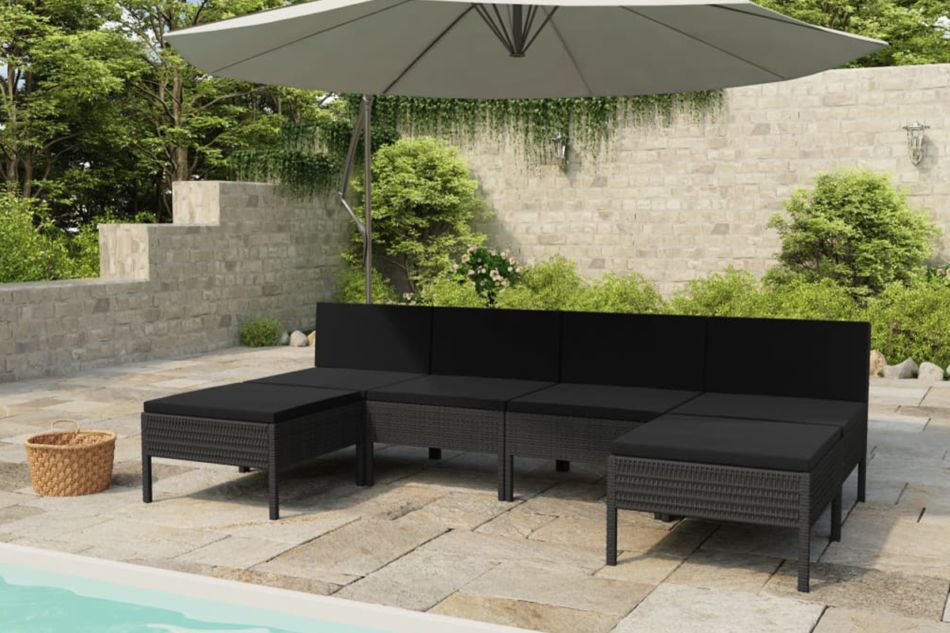 SILIUS Narożnik ogrodowy czarny - zdjęcie 1