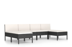 SILIUS, https://dev1-mda.konsimo.pl/kolekcja/silius/ Narożnik ogrodowy czarny/kremowy - zdjęcie